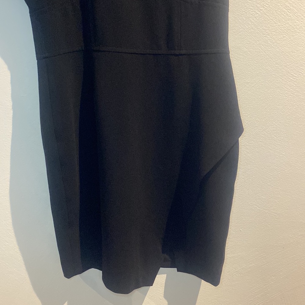 Bardot - Black Dress Asymmetrical Hem - Size 12 - Picture 5 of 10